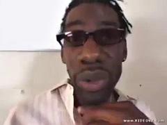 Noire, Sucer une bite, Noir ébène, Léchez, Étudiant