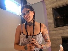 Anal creampie, glasses, stepsis