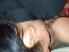 18 let, Amatéři, Kuřba, Brunetka, Pár, Sperma v puse, Dospělé, Polykání