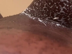 Enthousiasteling, Grote lul, Zwart, Universiteit, Sperma shot, Masturbatie, Gezichtspunt, Alleen