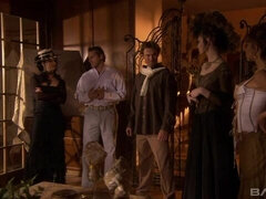 デカチン, フェラチオ, 茶髪の, ヒール, ストッキング, ヴィンテージ