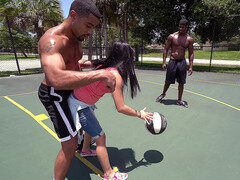 엉덩이, 큰 음경, 흑인, 흑갈색 머리, 하드코어, 다른 인종간의, 괴물, 타는