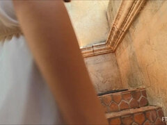 Masturbation, Orgasme, Public, Solo, Gicler, Jouets, Sous la jupe