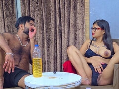 Leie, Paar, Indisch, Nackt, Titten