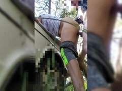 Amateur, Coche, Pareja, Madres para coger, Al aire libre