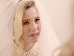 18, デカパイ, 結婚, カップル, ドレス, 家族, レズビアン, 結婚式