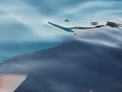 Bundão, Peitos grandes, Morena, Látex, Mãe gostosa, Piscina, Solo chão, Subaquático