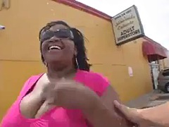 Mulher linda e grande, Peitos grandes, Negroa, Ébano negroa, Interracial, Tetas