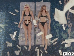 Blond, Kukk suging, Sperm skott, Kvinner mann, Hd, Slikking, Fitte, Ridning