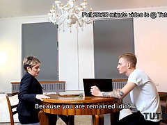 Sucer une bite, Hard, Hd, Mature, Russe, Jarretelles, Professeur, Adolescente