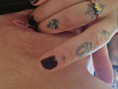 Vrouw, Vingeren, Hd, Moeder die ik wil neuken, Roodharige vrouw, Tatoeage, Vreemd, Nat