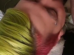 Don't suck my cock, just suck and lick my balls and swallow my cum