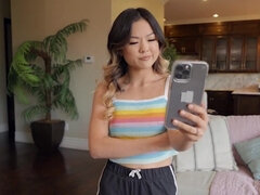 Aziatisch, Grote lul, Sperma in mond, Lul, Hd, Kut duiken, Realiteit, Tieten likken