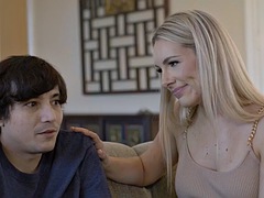 美女, フェラチオ, カワイイ, フェティッシュ, 義母