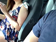 Pinay slut gets fucked in her clients car