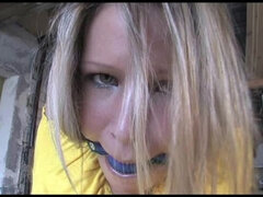 Bionda, Bondage, Tacchi, Rasata