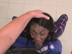 Blasen, Kehlenfick, Schwarz, Interrassisch, Küssen, Lecken, Muschi, Titten