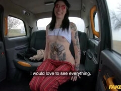 Hippy Chick Giada Sgh Takes Big Cock Ride in Fake Taxi - Rough Doggystyle & Cumshot