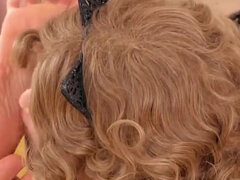 Hatalmas hátsó, Szőke, Domina szerep, Fétis, Német, Gumi, Leszbikus, Érett feleség