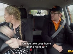 Instructor spunks in Georgie's mouth