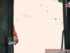 아마추어, 약간 뚱뚱한, 크림파이, 얼굴에, 갱뱅, 독일인, 밀프, 와이프