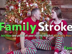 Stepdaddy's taboo Christmas morning: Full Vids FamilyStroke.net