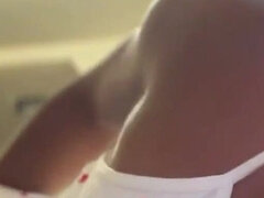 Independence Day Whore Tiny Ebony Picked up at the Store Fuck Married BBC
