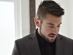 Arschlecken, Tussi, Spermaladung, Hardcore, Lingerie, Masturbation, Rotschopf, Strapon