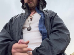 Amatör, Amerikansk, Handjobb, Onani, Utomhus, Solo