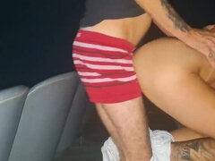 Amateur Redhead Wife Gets Fucked by Strangers in Porn Theater - Public Sex & Cumshot