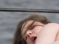 Pale beauty Margo Von Tesse plays with her perfect twat