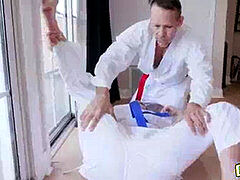 오랄섹스, 핑거링, 그룹, 대단히, 나이든, 보지, 청소년