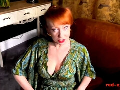 Red XXX finger fucks herself until she gets off