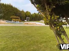 Kauniit, Isot tissit, Musta, Ruskeahiuksinen, Hd, Ulkona, Näkökulma pov, Ajeltu