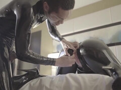 Садо мазо, Бондаж, Двойное проникновение, Ласковые ручки, Хд, Латекс, Соски, Сиськи