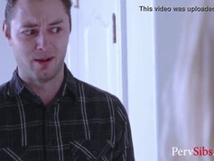 Blonde Teen Sister Punished & Repays Brothers - Chloe Cherry