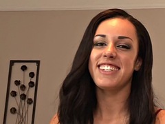 20 yr old ex basketball player Danica James gets her ass fucked!