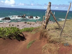 Amatör, Strand, Bikini, Naken, Pov, Rakad, Sockor, Sprutande