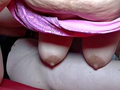 Grosser schwanz, Grosse titten, Blondine, Paar, Hausfrau, Lesbisch, Milf, Ehefrau