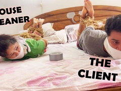 The Femdom Domina Had Tied up My House Cleaner Too!!