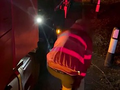 Amatorka, Brytyjski, Stopy, Lizanie, Mięsień, Na wolnym powietrzu, Punkt widzenia, Publiczny