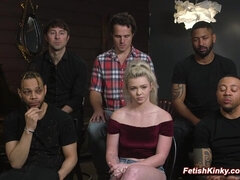 Bdsm, Blondýna, Dávení penisem, Péro, Fetiš, Gaping, Hd, Otrok