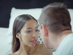 Asian girl with a super tight body gets banged brutally