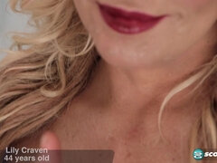 44 y.o. MILF Lily Craven Solo Pussy Rubbing
