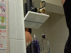 Brunette French Doll Shaves Her Cunt While Being Assfucked