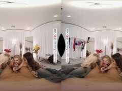 Naughty America Bianca Burke, Kit Mercer, & Rachael Cavalli get fucked
