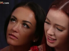 CFNM amateur British dominants deepthroat in group