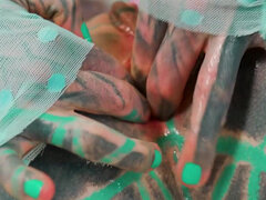 Tattoo Girl Squirt Games - Anal Gapes and Prolapse and Big Dildos