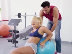 Briana Banks getting some personal suck & fuck training session