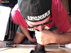 IR gloryhole DILF gets nailed in greedy asshole